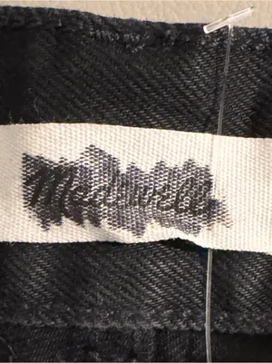 Madewell The Balloon Jean Size 29 Black Frost High Rise Barrel Leg Cotton NWOT thumbnail 12