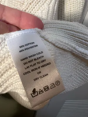 Lilla P Women’s Sz Large Zip Front Sweater in White Cream Gold Circle Zip Cotton thumbnail 10