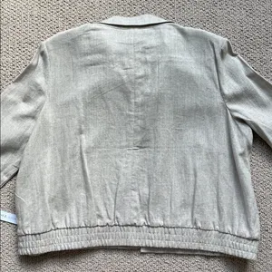 Women's Beige Blazer Tan Size XL thumbnail 8