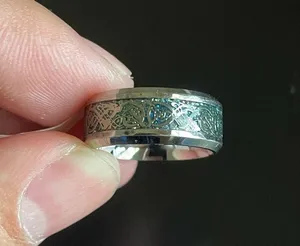 Blue silver dragon ring size 7 thumbnail 4