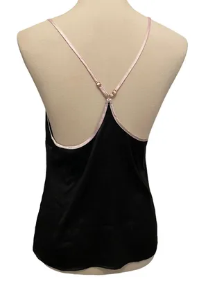 Victoria's Secret Black Satin Top thumbnail 4