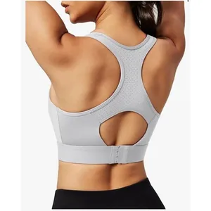 NEW High Impact Sports Bras High Support Push up Racerback Workout L thumbnail 2