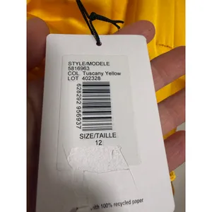 NWT AMUR Leena Pleated Ruffe Satin Maxi Slip Dress in Tuscany Yellow Sz. 12 thumbnail 8