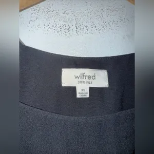 Wilfred Rains Sleeveless Blouse‎ In Black Silk XS thumbnail 3