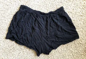 Forever 21 smocked waist tie front shorts Sz L thumbnail 10