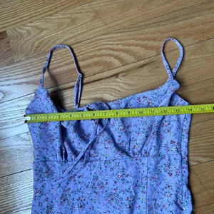 Brandy Melville Lilac Floral Mini Dress Fairycore Coquette Romantic Fits Sz S thumbnail 7