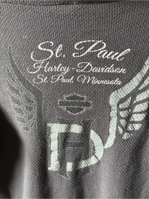 Harley-Davidson Hooded Long Sleeve with Rhinestone Logo thumbnail 6