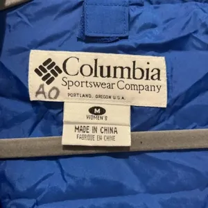 Columbia Vintage Women’s Sportswear Winter Coat-Navy,Yellow,Black-size M thumbnail 8