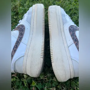 Nike Women's Court Vision Alta 'White/Leopard' Print Platform Sneakers Size 7.5 thumbnail 9