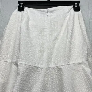 Club Monaco Ruffle Mini Skirt Women 8 Cotton Coastal Festival Coquette Y2K Angel thumbnail 8