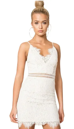 superdown Revolve remi lace mini dress size small thumbnail 1