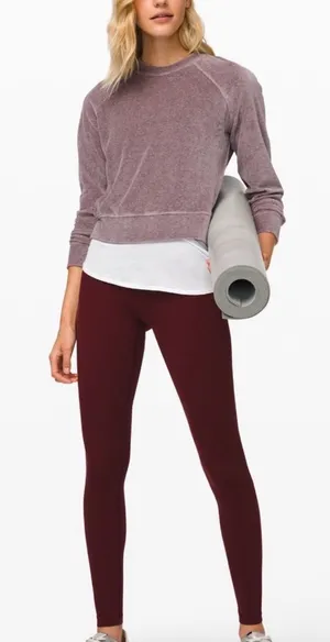 Lululemon’s Align HR Pant 28” Leggings in Garnet Size‎ 4 NWT thumbnail 1