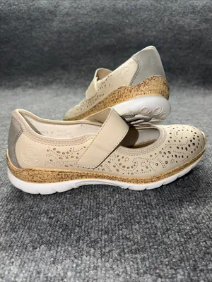 Rieker Nikita 99 Mary Jane Sneakers in the Perle/Cement colorway thumbnail 2