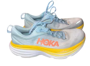 HOKA Bondi 8 Summer Song Country Air Blue 9.5 Wide EUC Gorpcore thumbnail 1