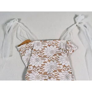 Lulus Lace Corset Bodysuit Shoulder Tie Size S White Floral Bridal Coquette Bach thumbnail 6