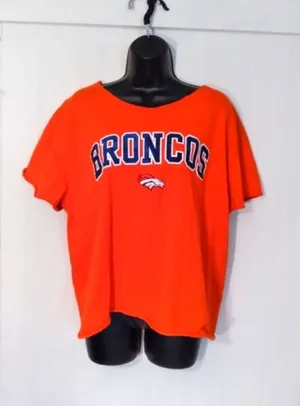 National Football League Denver Broncos Raw Hemmed Shirt thumbnail 1