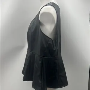 Torrid Black Sleeveless Peplum Top thumbnail 3