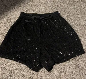 Boutique Sparkly Shorts Black Size XS thumbnail 1