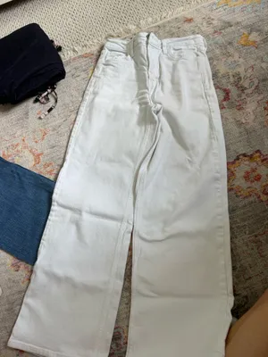 White Jeans Wide-Leg Just Black Denim thumbnail 1