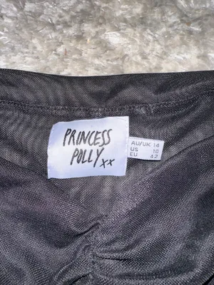 Princess Polly Black Mesh Bodysuit thumbnail 2