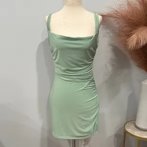 Elegant Mint Green Women's Dress thumbnail 2