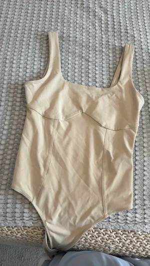 Abercrombie Tan Bodysuit thumbnail 1