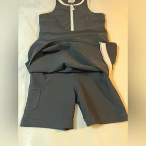 SAGE Women‎ Dress Active Built-In Shorts Sleeveless Pocket Size Small thumbnail 7