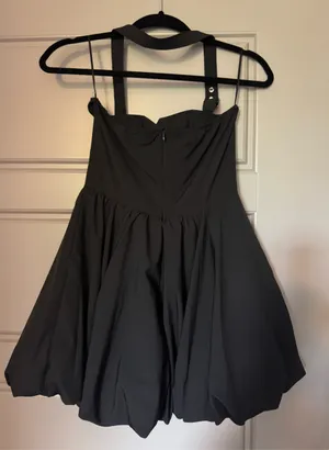 Black buckle halter dress PLT thumbnail 2