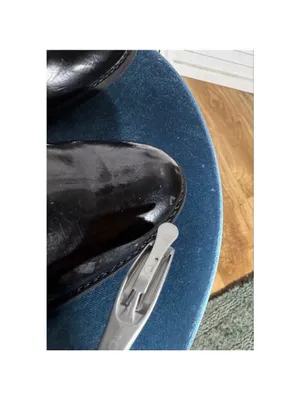 Vintage Miucha Y2K Knee High Black Leather Boots - Size 8 thumbnail 11