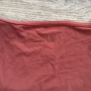 lululemon Waist Seamed Nulu Long Sleeve Size 12 Rust Crop Top Ancient Copper thumbnail 5
