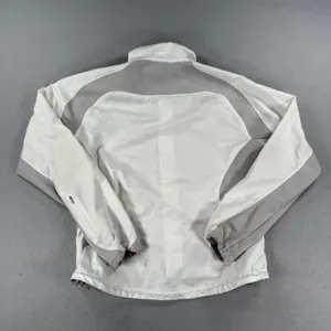 The North Face Flight Series Womens Jacket White Grey Zip Windbreaker Medium thumbnail 8