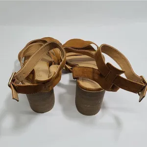 ‎Brash Block Heel Brown Sandals Size 8 thumbnail 6