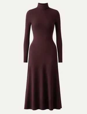 OGL Brown turtle neck maxi dress thumbnail 3