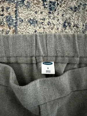 Old Navy Women's Gray Elastic Waist Dress Pants Size 8 thumbnail 2