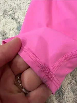 JoyLab XL Hot Pink High-Rise Double Scallop Waist Leggings NWT FLAW thumbnail 6