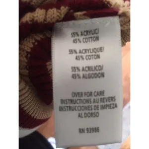Casual Corner Annex Women’s Striped Lightweight Sweater Size Large thumbnail 8