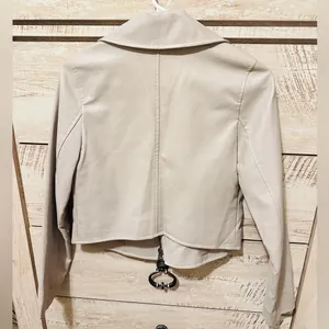 Abercrombie & Fitch Women's Light Leather Jacket thumbnail 3