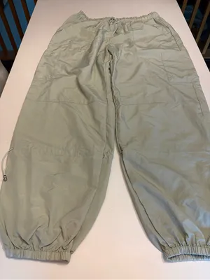 White Fox Never Blend in cargo pants sage green new XL thumbnail 3