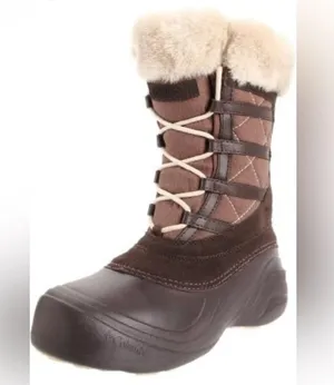 Columbia Sierra Summette 2 Quilted Outdoor Winter Snow Boots Brown Size 7.5 thumbnail 1
