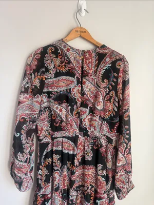 Anthropologie Paisley Maxi Dress 12 thumbnail 9