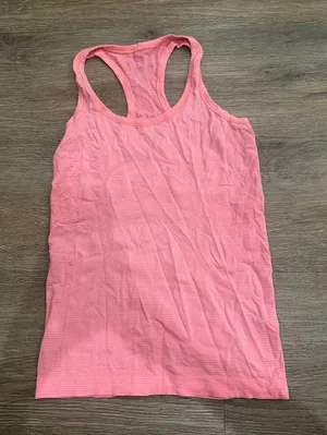 Lululemon Neon Coral Women’s Racerback Tank Top thumbnail 1