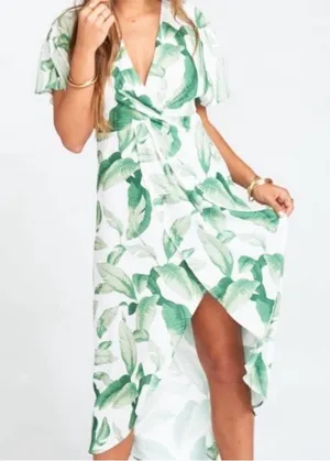 SHOW ME YOUR MUMU Get Twisted Maxi‎ Dress in Palmtini Print Medium Resortwear thumbnail 1