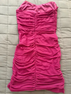 Boutique Plum colored tight mini dress thumbnail 3