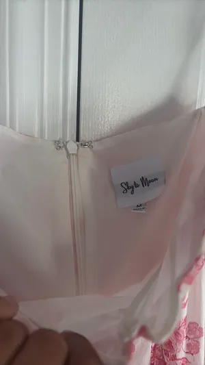 Sky to Moon Pink floral maxi dress thumbnail 4