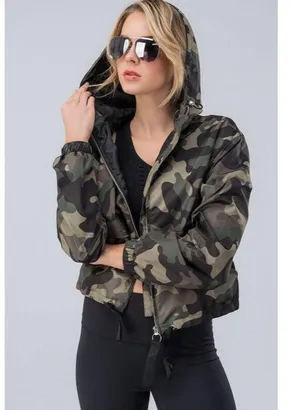 Camo Windbreaker Black thumbnail 4