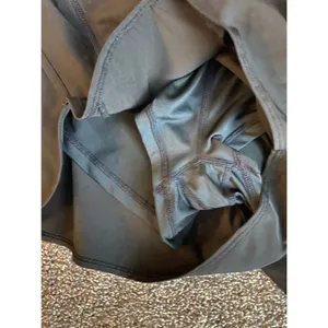 Women’s Black Athletic Running Shorts with Built-In Liner Zip Pockets Size L thumbnail 6