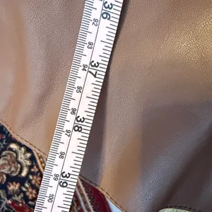 Zara Camel Brown Faux Leather Trench Coat thumbnail 15