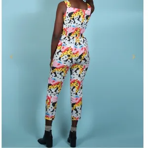 Nooworks Dancing‎ Ladies Overalls Cotton Print XS EUC thumbnail 8
