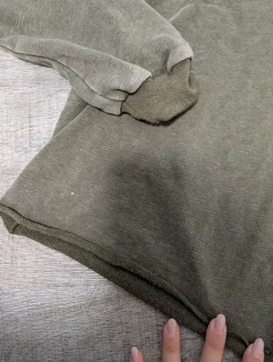 Hard Tail Olive Green Washed Sweater Size M thumbnail 2