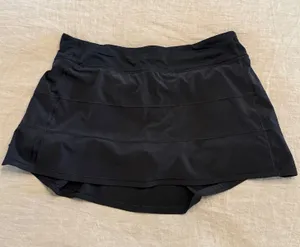 Lululemon Skirt Pace Rival Skirt in Black  thumbnail 1